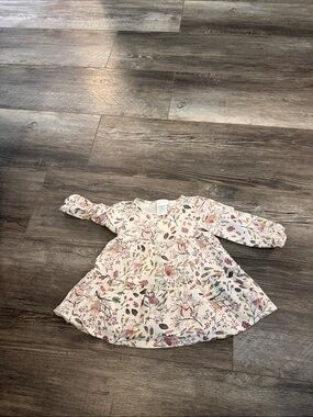 Maggie & Zoe Pink and Mint Logo Baby Dress